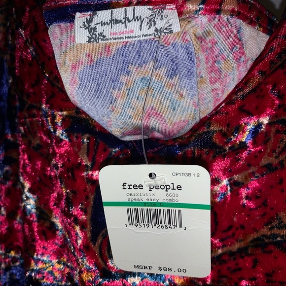 Free People Enchant Slip Dress in Speak Easy Combo - Picture 3 of 5